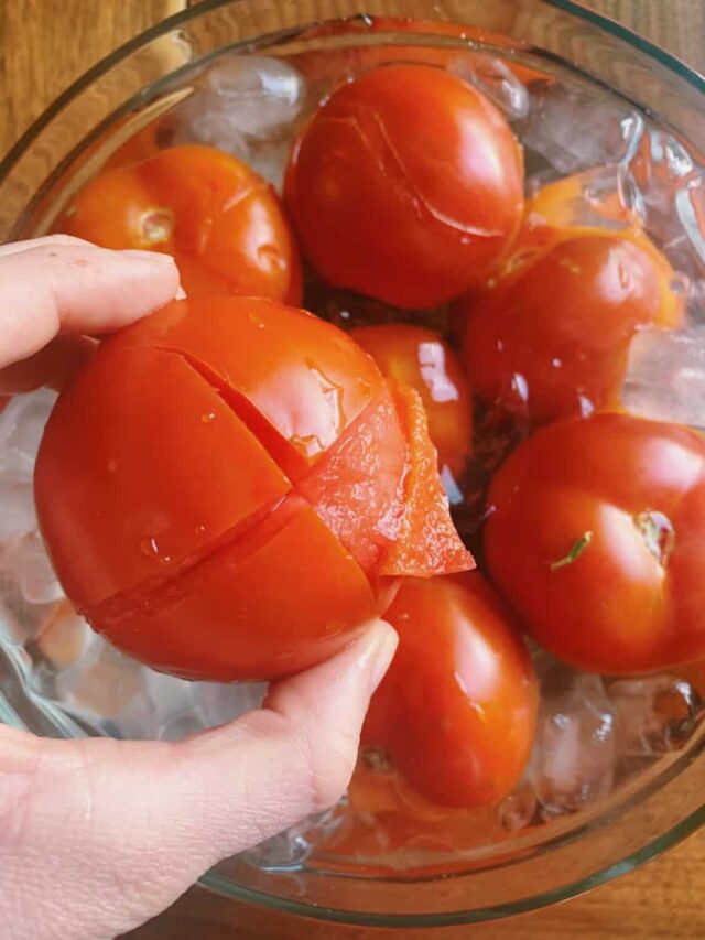 How to Blanch Tomatoes for Peeling Season & Thyme