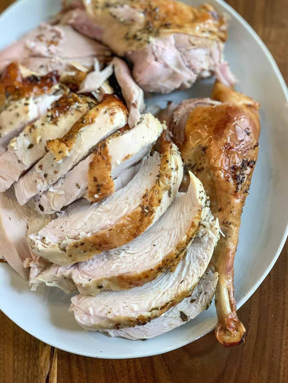 Roast Turkey with Garlic and Herb Compound Butter - Season & Thyme