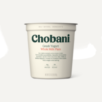 Plain Greek Yogurt | Whole Milk Plain Large-size tub