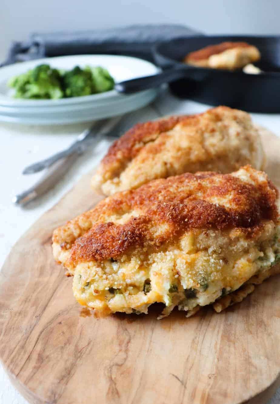 Crispy Jalapeno Popper Chicken Breasts - Season & Thyme