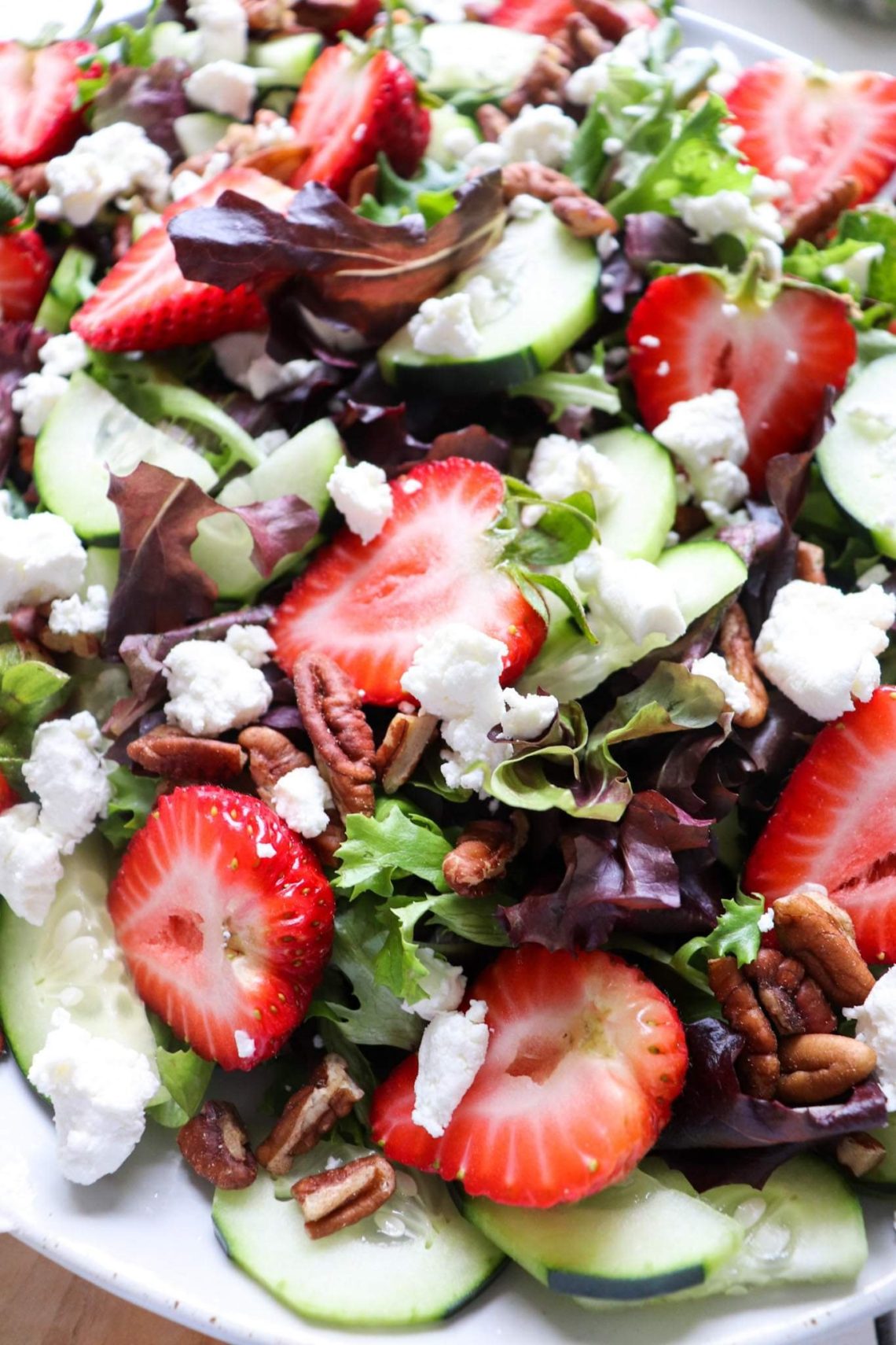 Strawberry Goat Cheese Salad - Season & Thyme