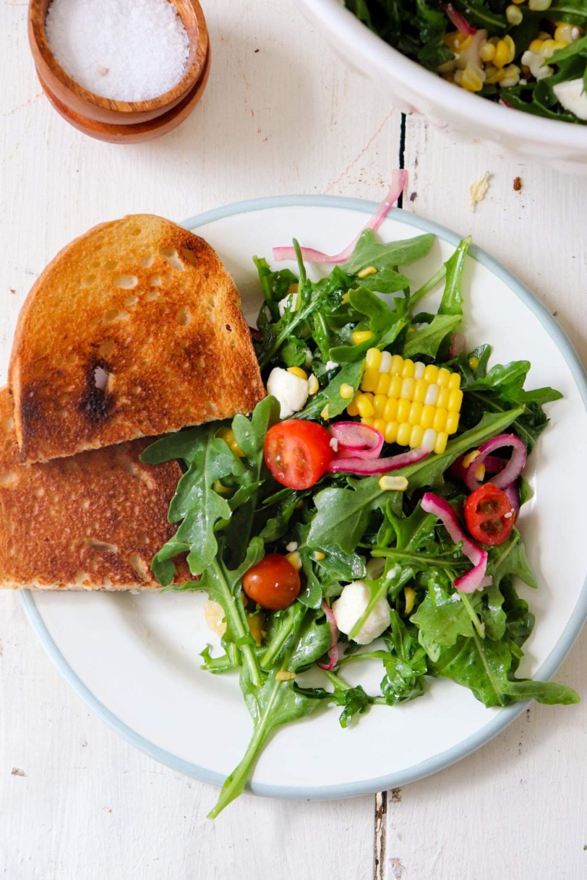 Sweet Corn and Arugula Salad - Season & Thyme
