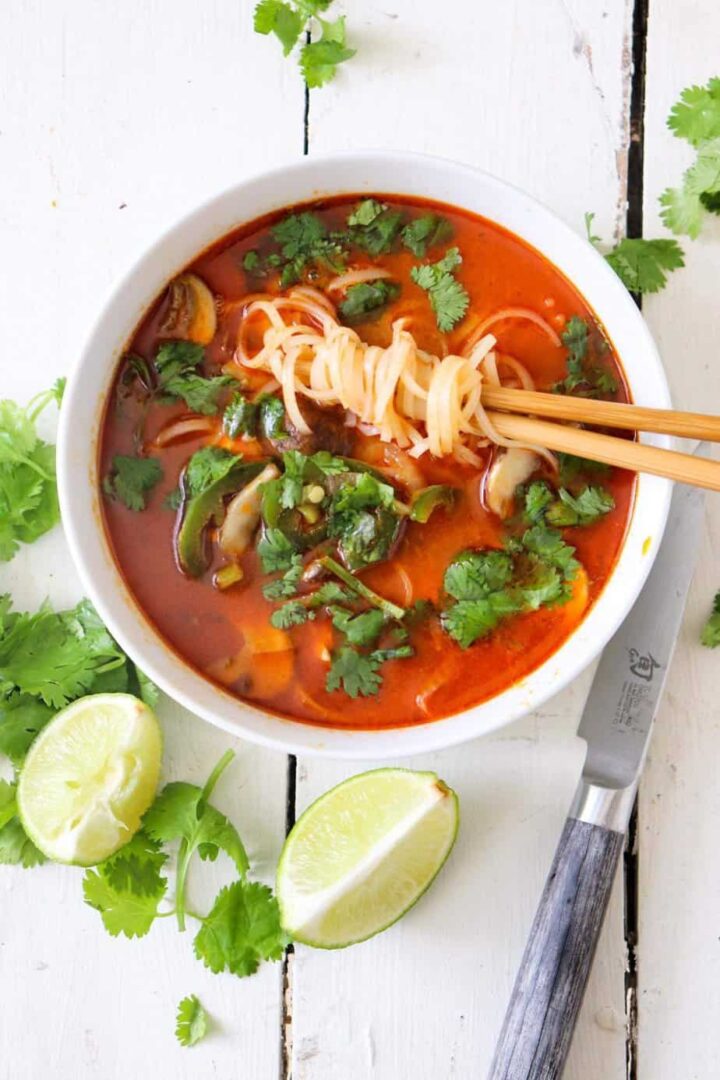 Thai Red Curry Noodle Soup - Season & Thyme