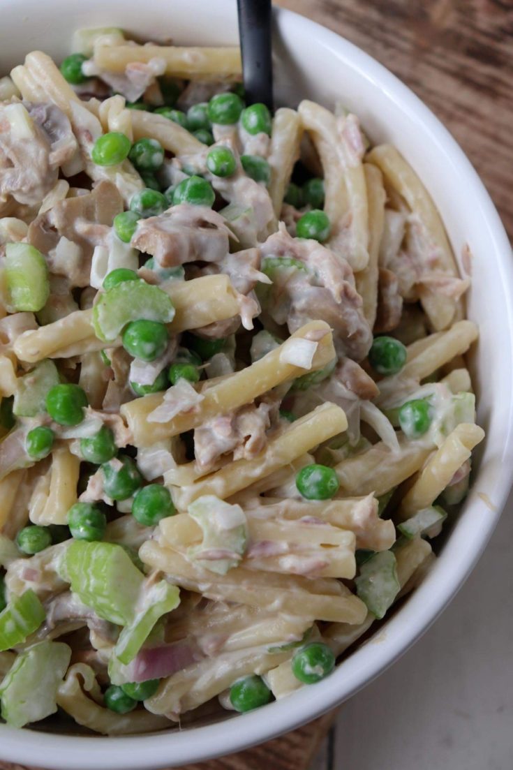 Cold Tuna Pasta Salad (No Mayo) - Season & Thyme