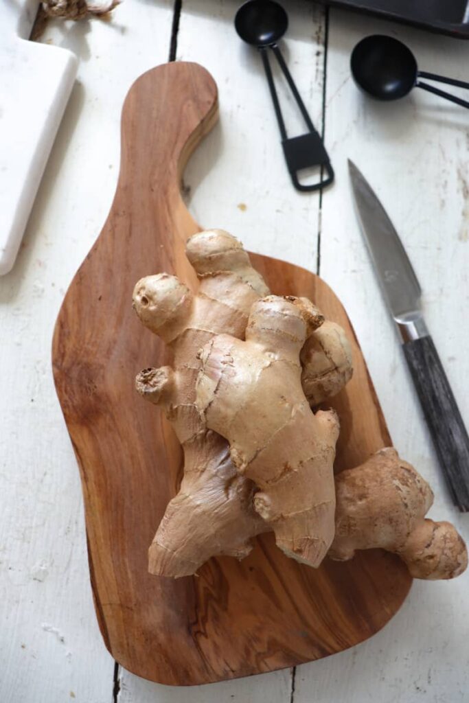 how to freeze ginger