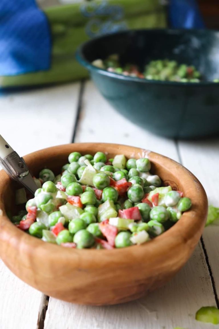 Healthy Pea Salad Recipe Season & Thyme
