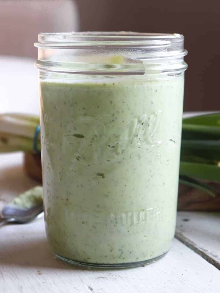 avocado lime dressing featured