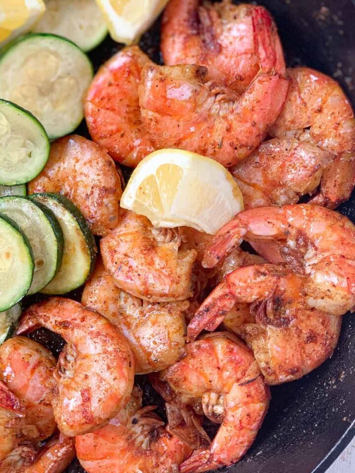 Tuscan Shrimp (Creamy Shrimp with Spinach and Sun-dried Tomatoes