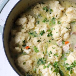 chicken dumplings featured