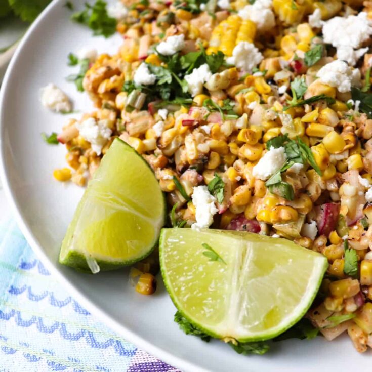 elotes mexican corn salad featured