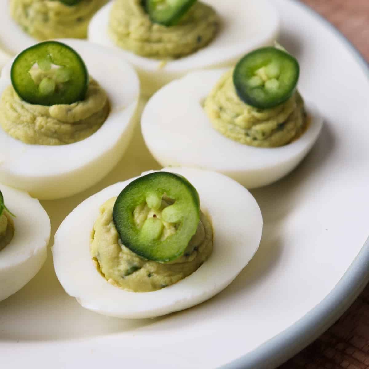 Guacamole Deviled Eggs Recipe