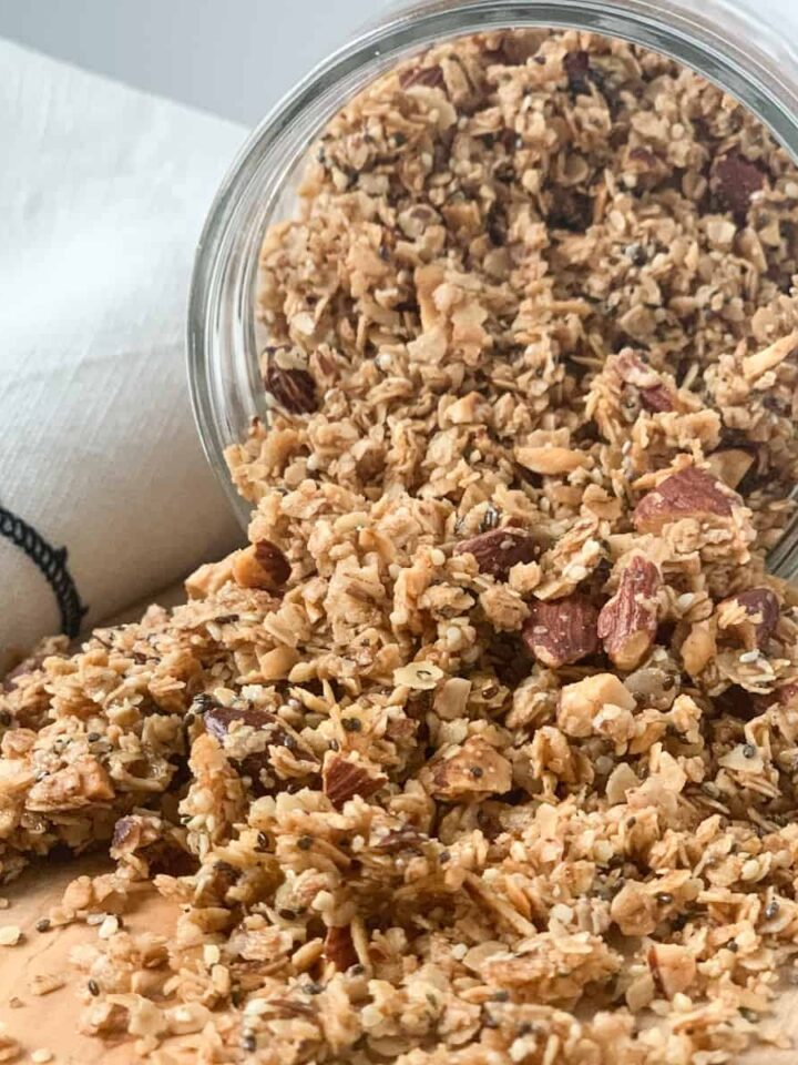 homemade granola featured