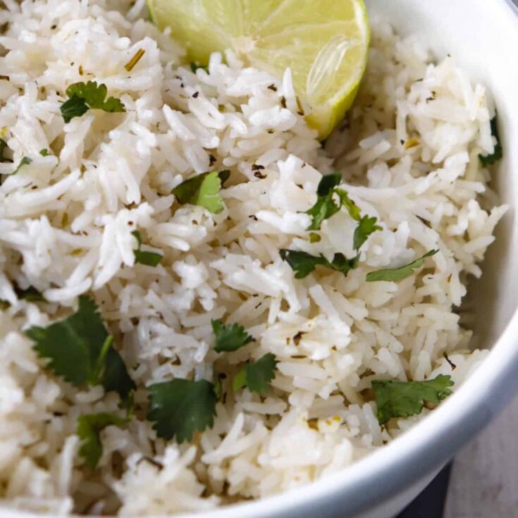 instant pot cilantro lime rice featured