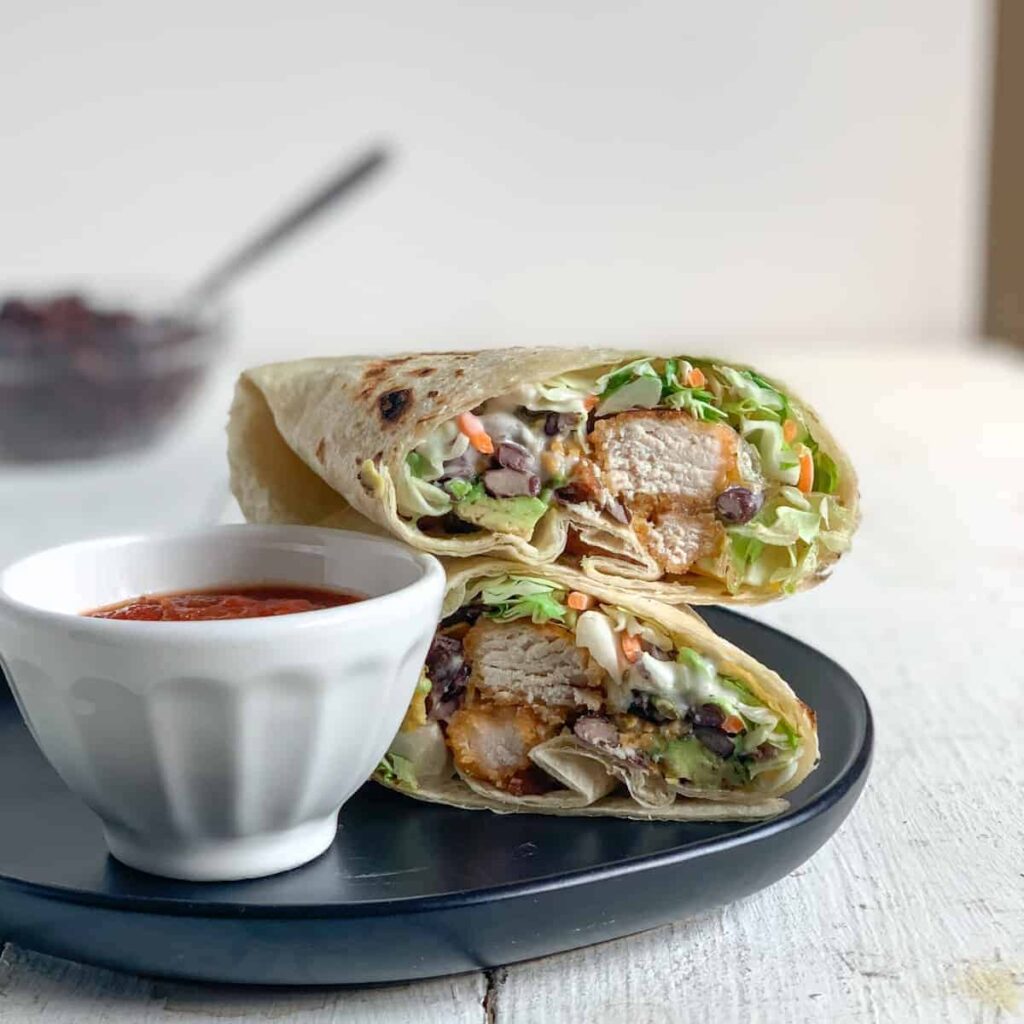 Southwest Chicken Wraps - The Country Cook