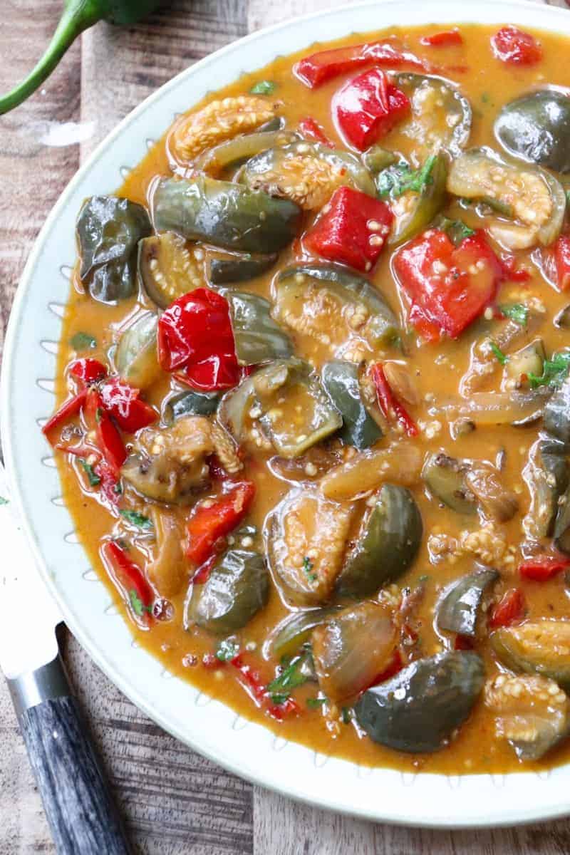 Vegetarian thai store eggplant curry recipe