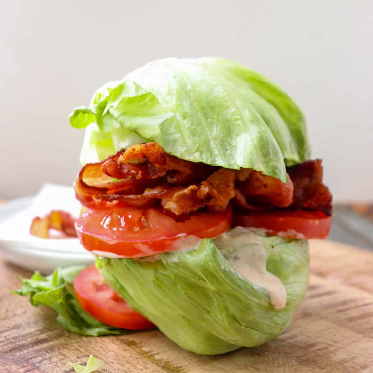 Keto BLT Chaffle with Avocado - Tasty Low Carb