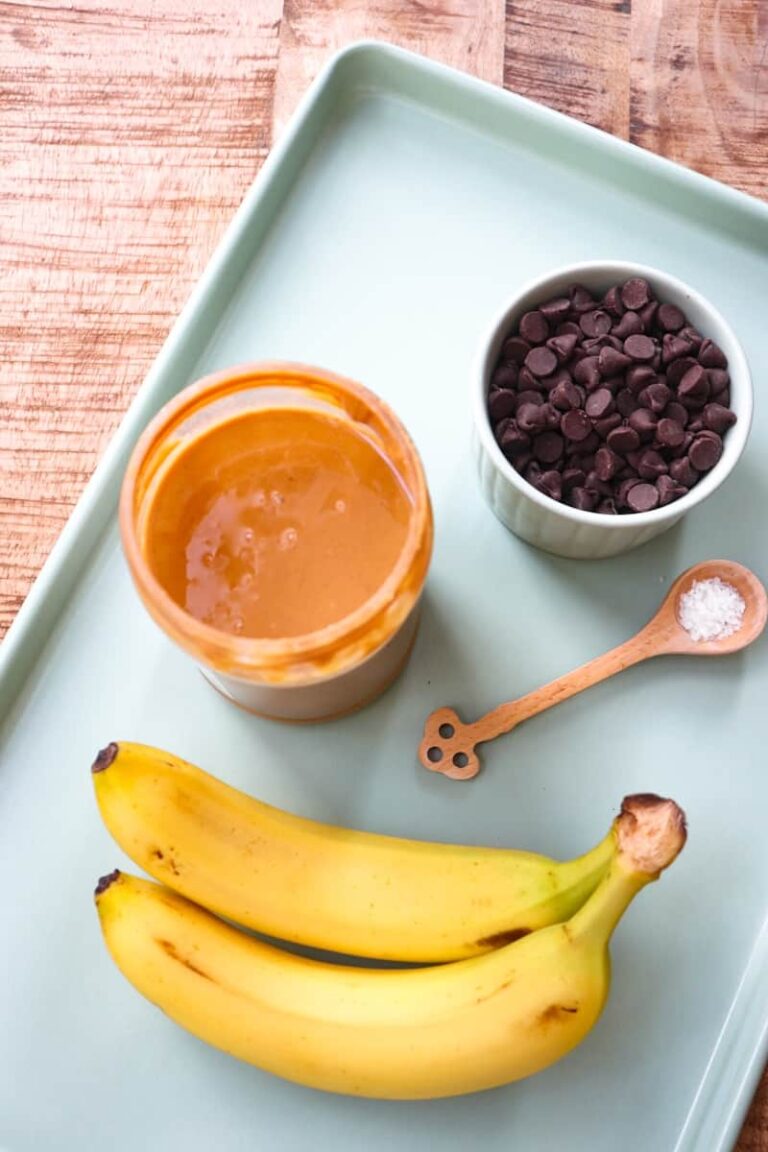 Frozen Banana Peanut Butter Bites Season & Thyme