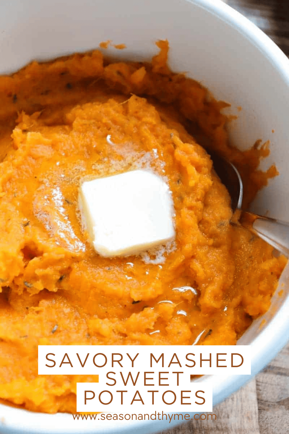 Savory Mashed Sweet Potatoes - Season & Thyme
