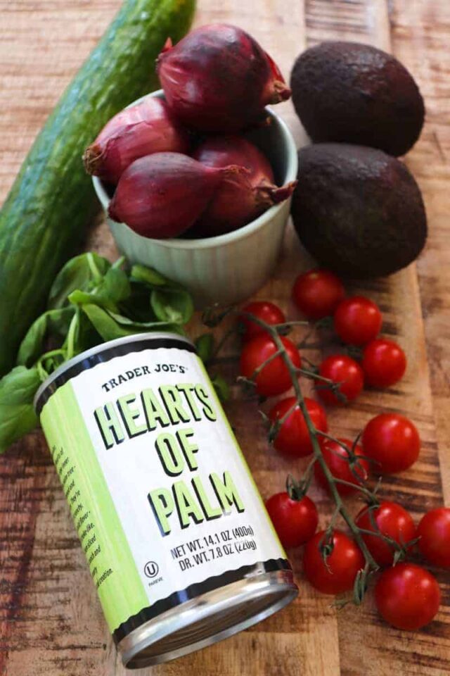 Cucumber Salad with Hearts of Palm Season & Thyme