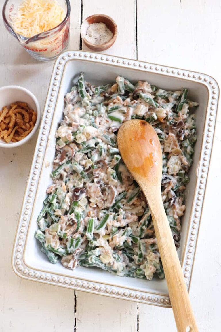 Paula Deen Green Bean Casserole - Season &amp; Thyme