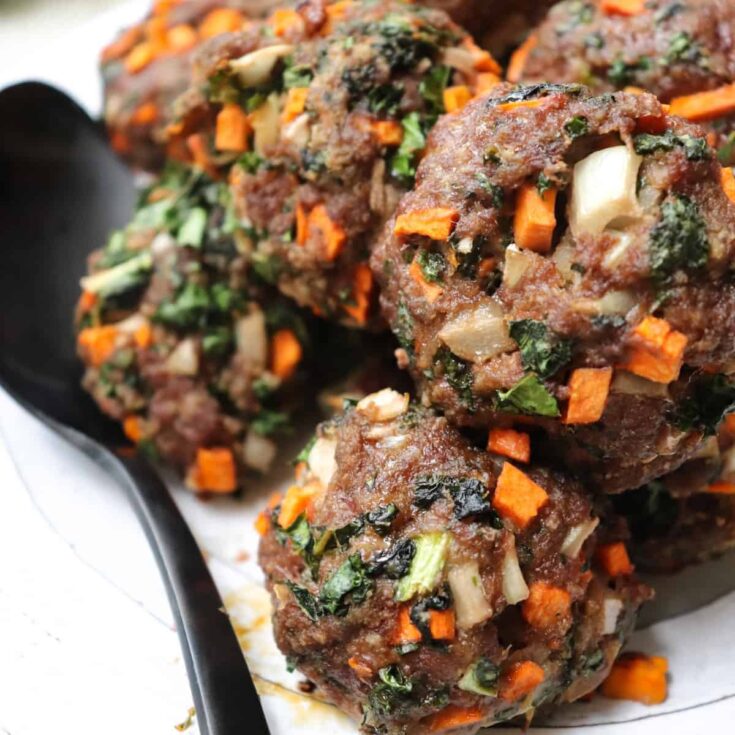 Kale and Sweet Potato Meatballs