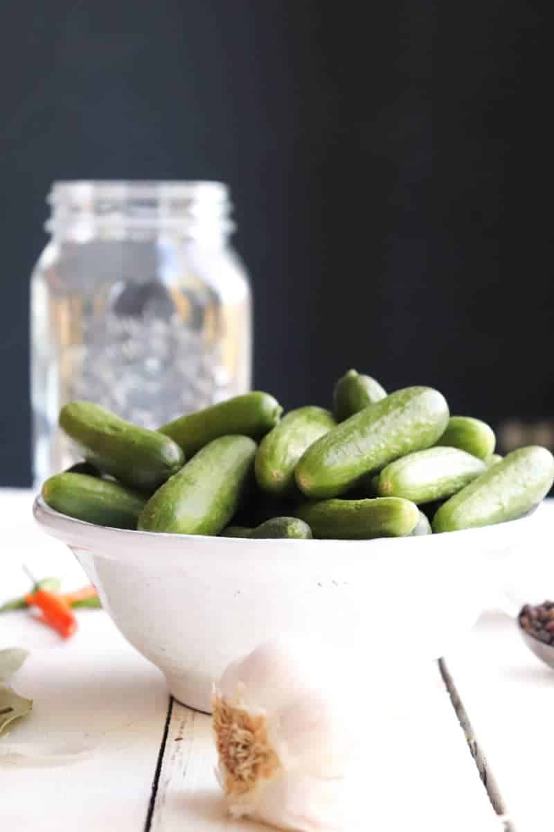 Fermented Pickles without Vinegar Season & Thyme