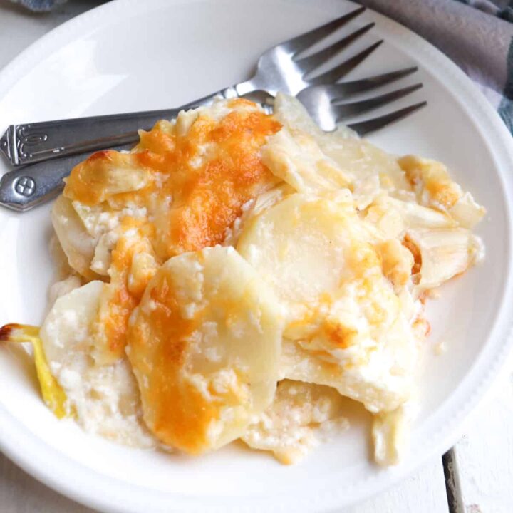 Cheesy Leeks and Potatoes Au Gratin Season & Thyme