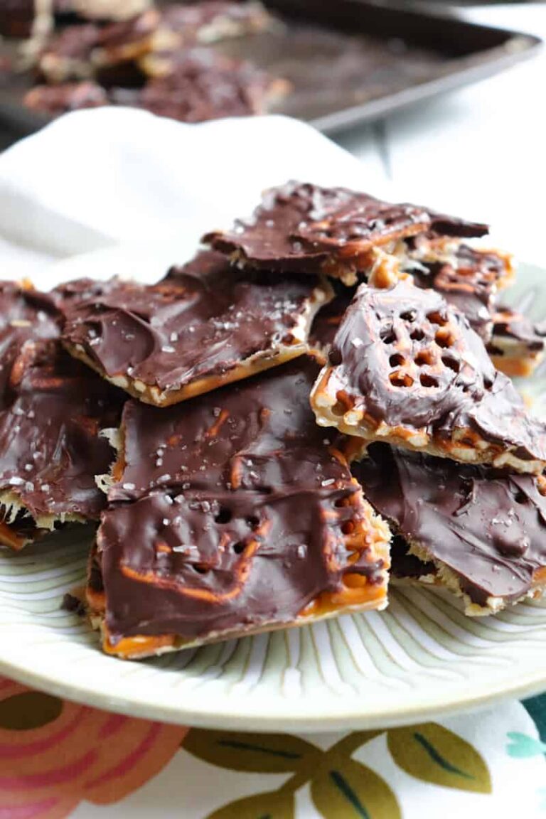 Christmas Crack with Pretzels Season & Thyme