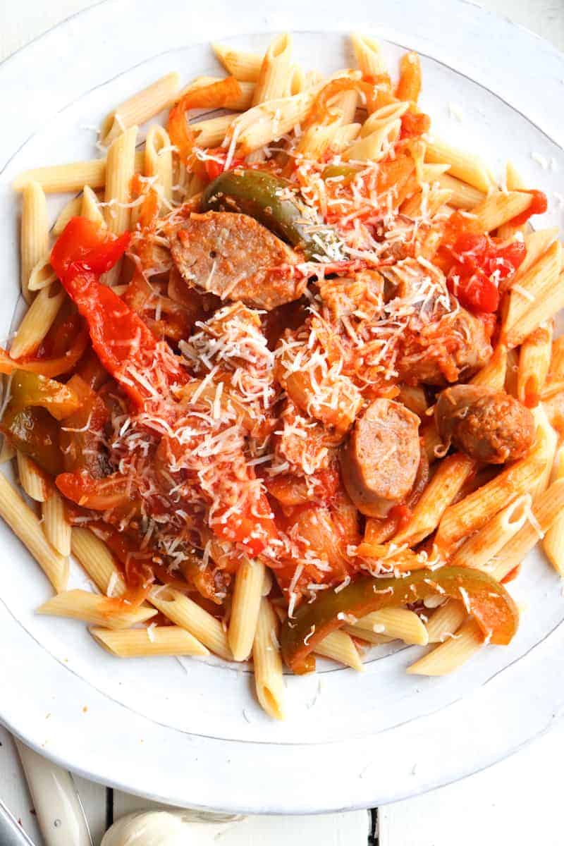 Crockpot Sausage and Peppers Rustica Season & Thyme