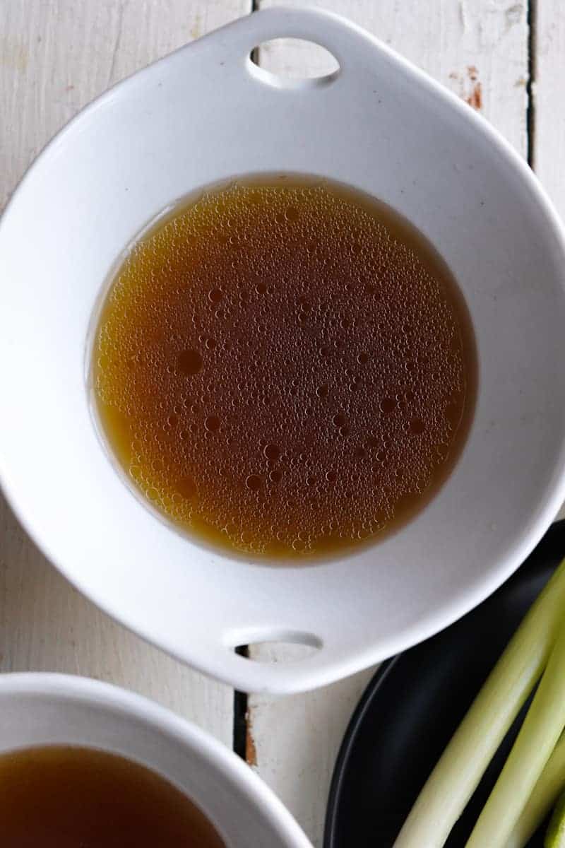 Pho Broth Ingredients in a Large Pot