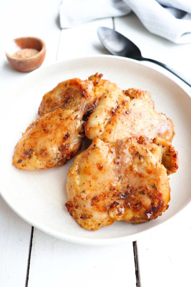 Ninja Foodi Chicken Thighs (Air Fryer) Season & Thyme