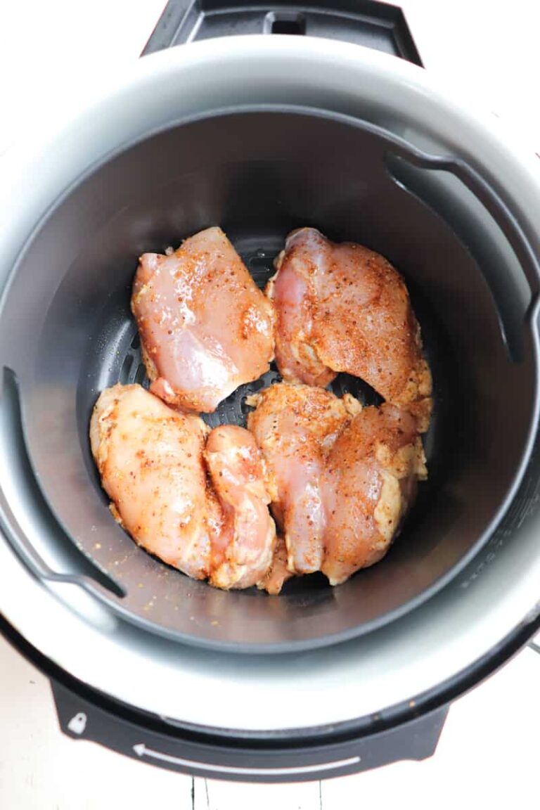 Ninja Foodi Chicken Thighs (Air Fryer) Season & Thyme