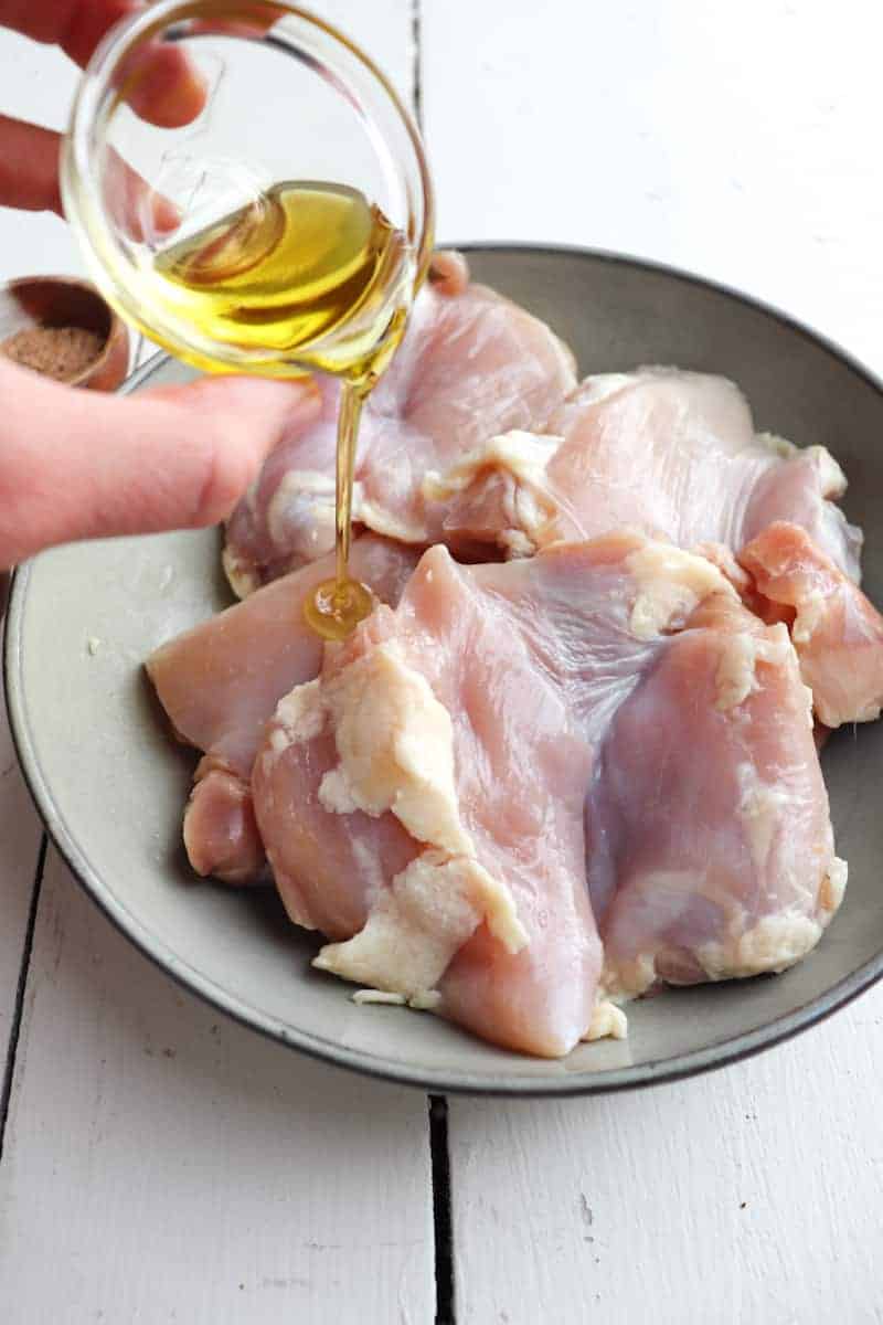 Ninja Foodi Chicken Thighs (Air Fryer) Season & Thyme