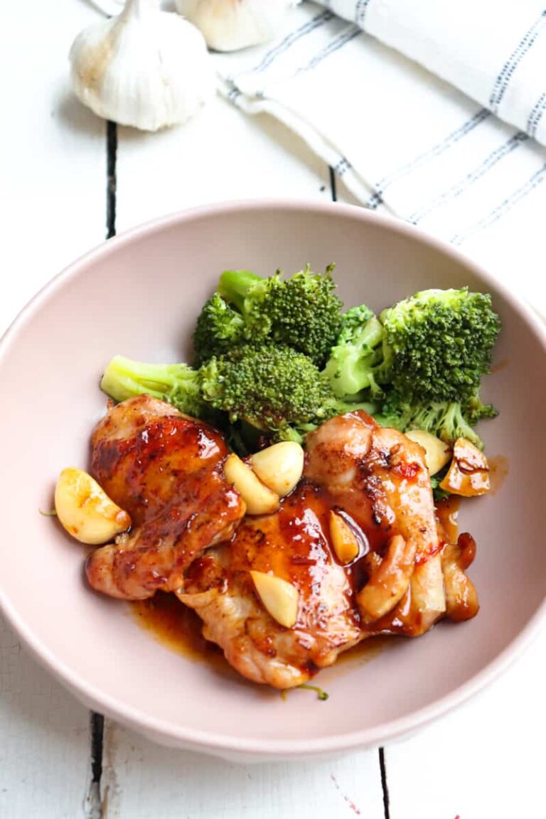 Cast Iron Chicken Thighs with Garlic Season & Thyme