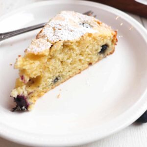 up close of ricotta cake