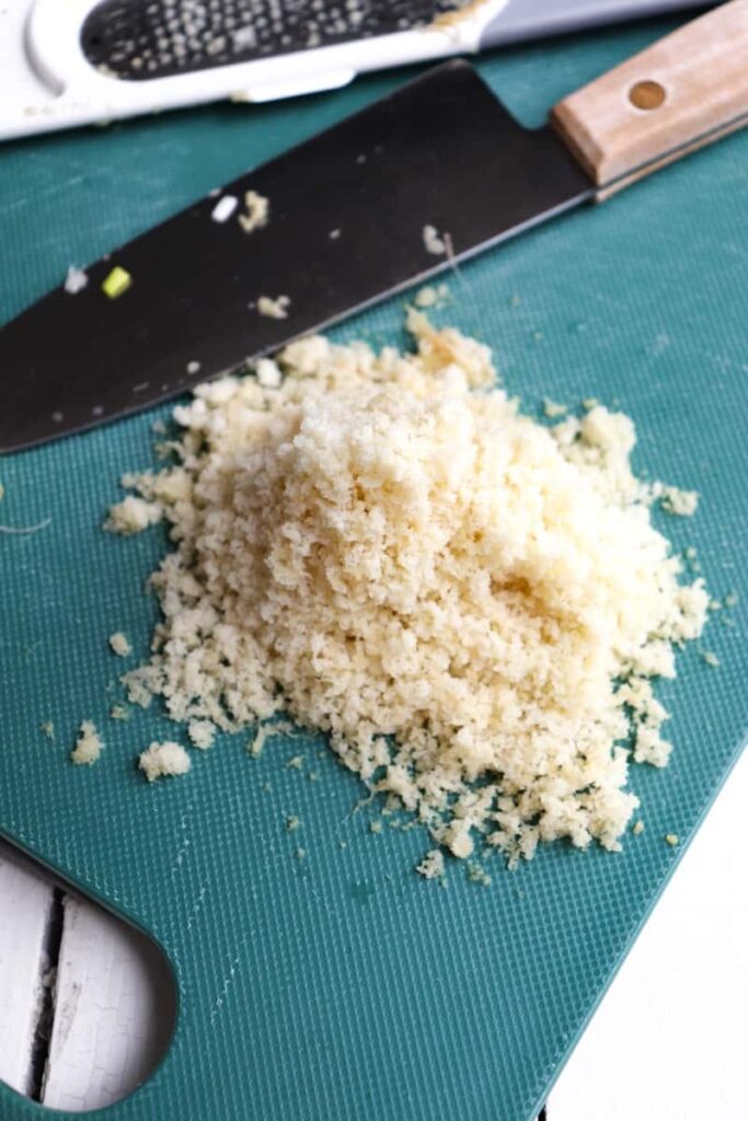 grated frozen ginger