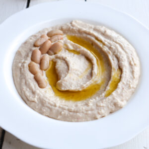 hummus spread in a bowl