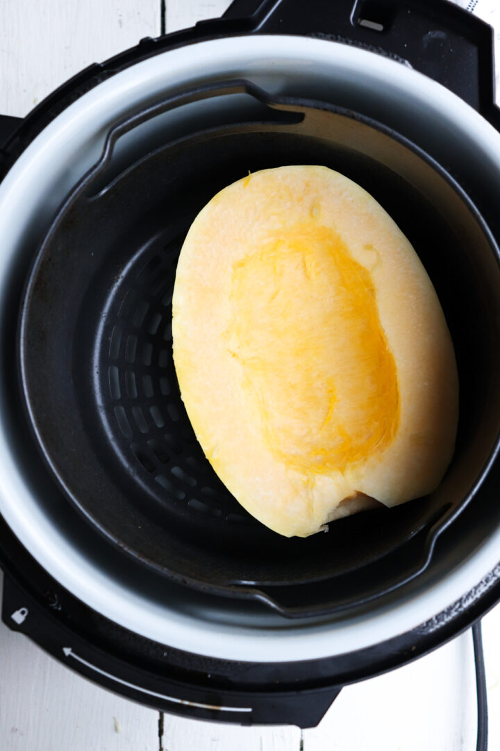 Ninja Foodi Spaghetti Squash (Air Fryer) Season & Thyme