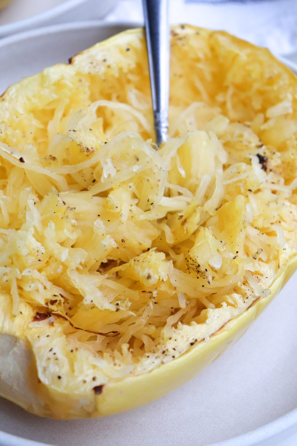 Ninja Foodi Spaghetti Squash (Air Fryer) Season & Thyme