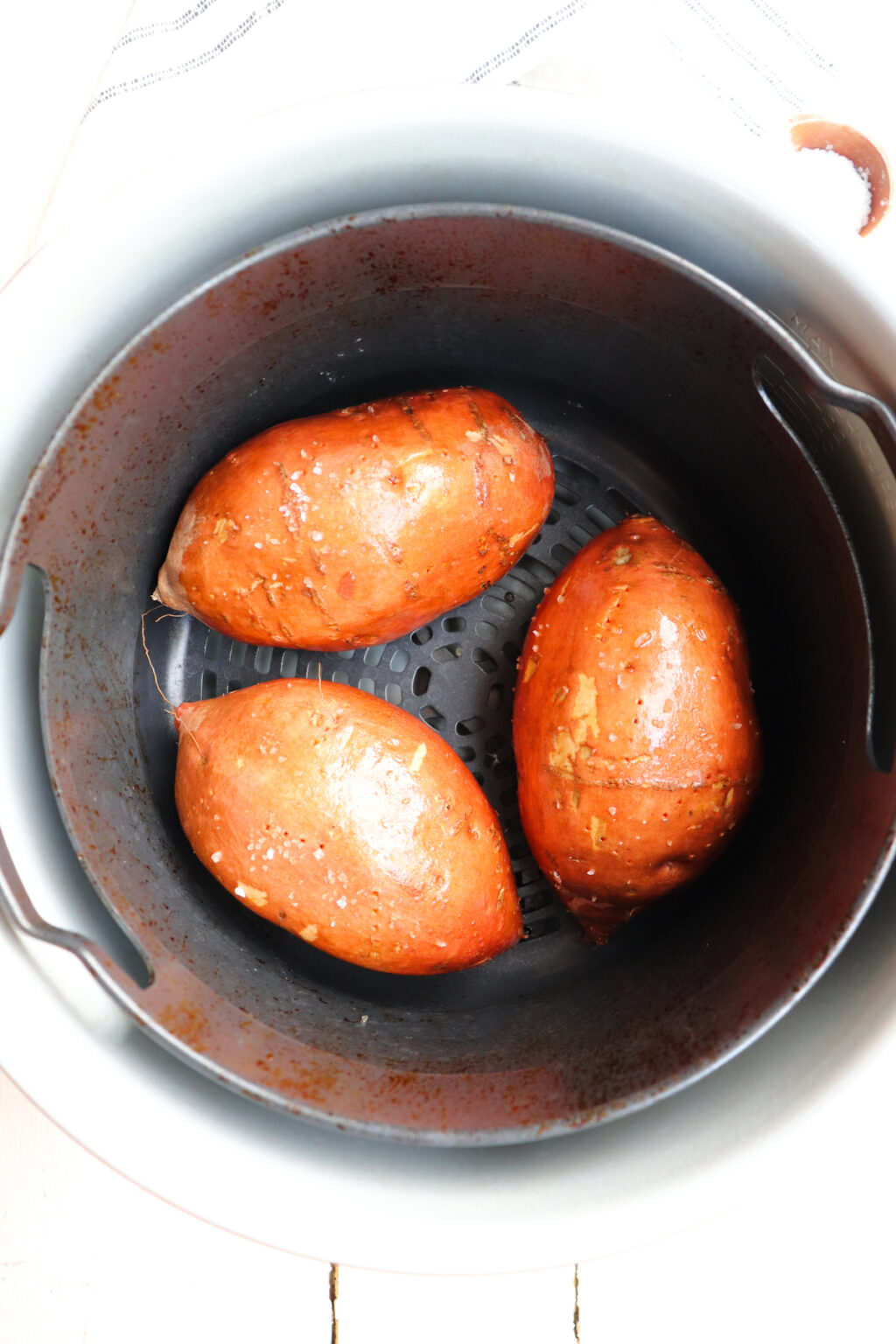 Ninja Foodi Sweet Potatoes (in the Air Fryer) Season & Thyme