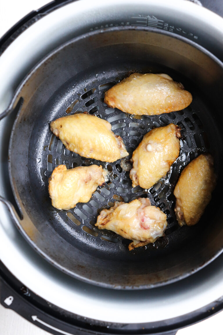 Air Fryer Frozen Chicken Wings Season & Thyme