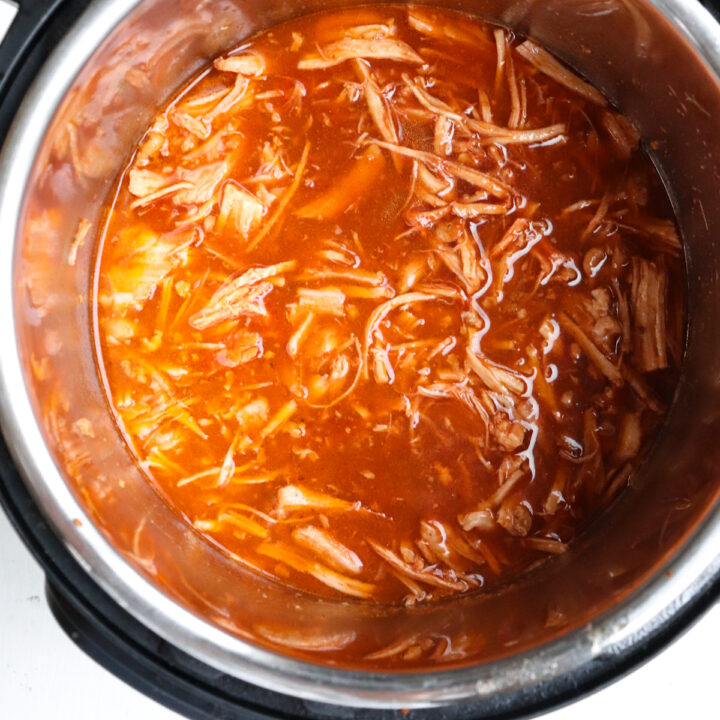 BBQ Shredded Pork Loin Instant Pot Season & Thyme