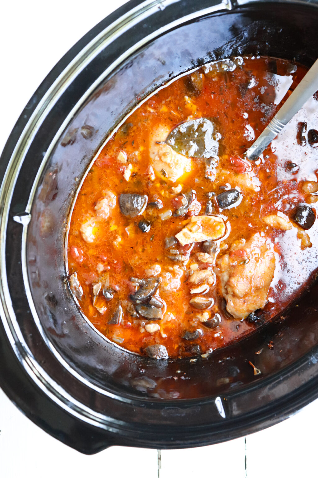 Slow Cooker Chicken Chasseur - Season & Thyme