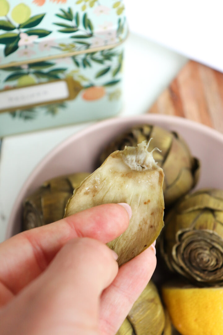 Ninja Foodi Whole Artichokes (Instant Pot) Season & Thyme