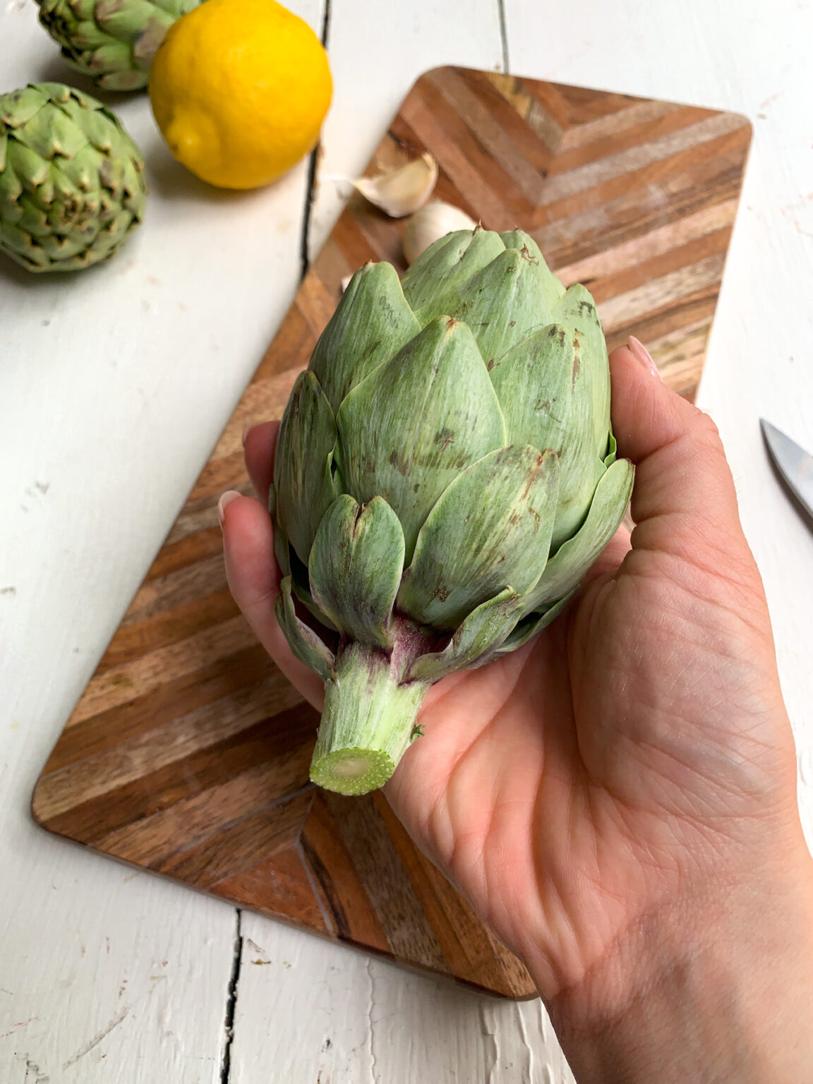 Ninja Foodi Whole Artichokes (Instant Pot) Season & Thyme