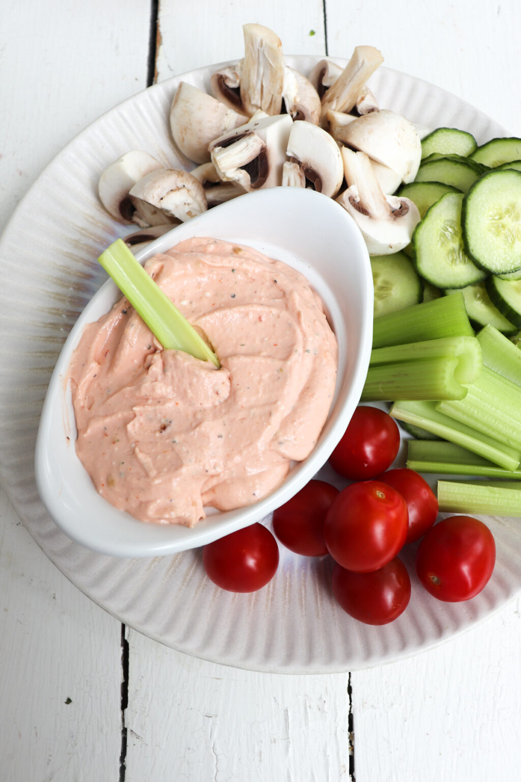 Easy Veggie Cream Cheese Dip Season & Thyme