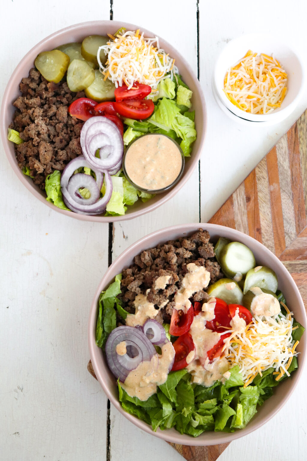 Burger Bowl with Homemade Big Mac Sauce - Season & Thyme