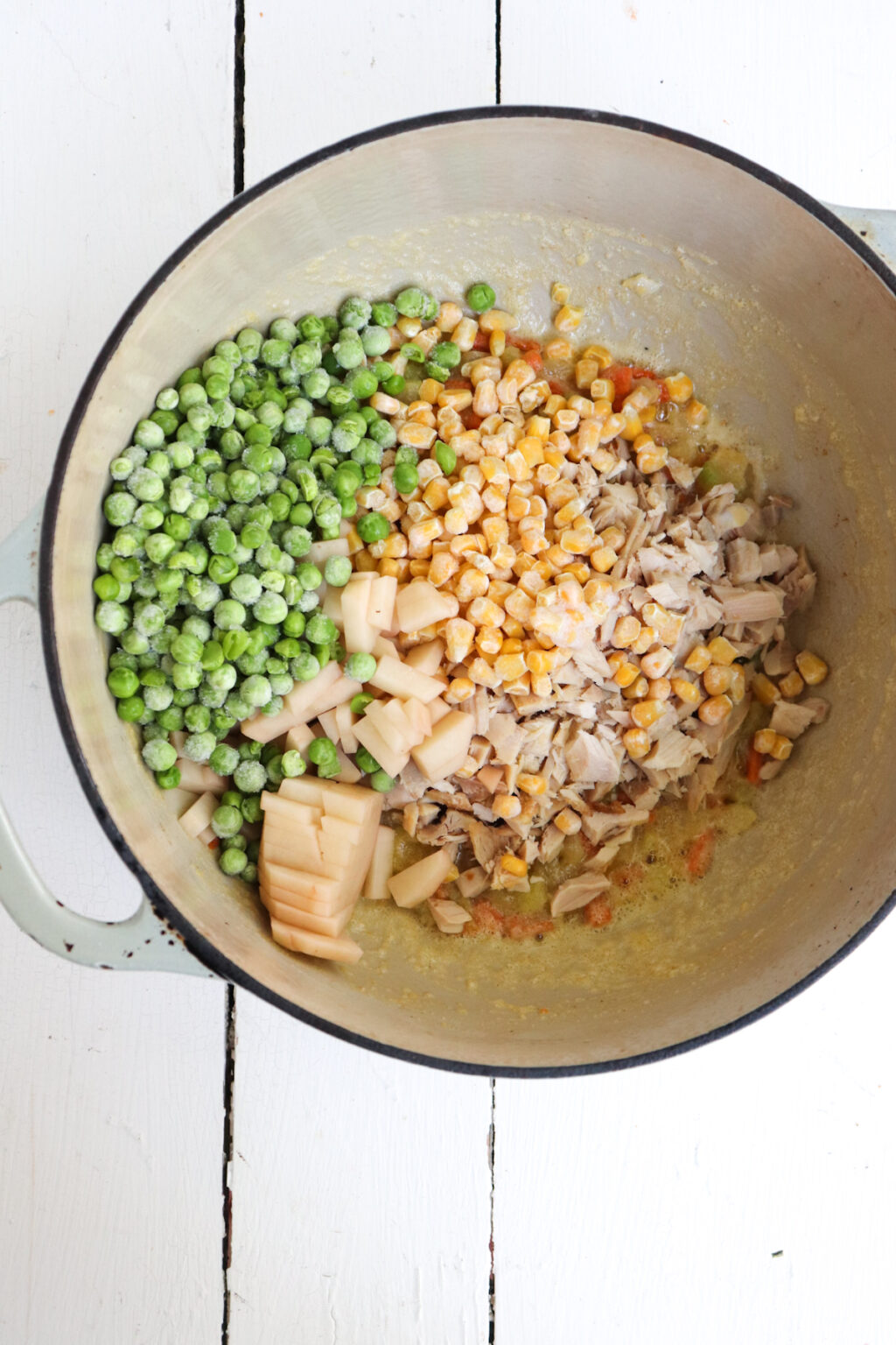 Potbelly Chicken Pot Pie Soup with Pie Crust Crumbles Season & Thyme