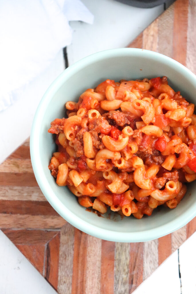 Old Fashioned Goulash With Ground Beef Season And Thyme 7997