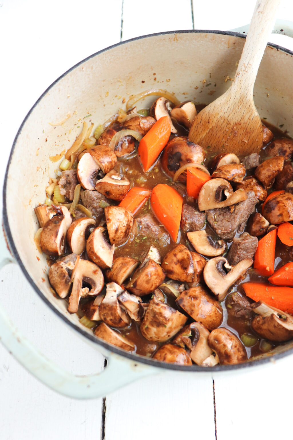 Dutch Oven Venison Stew Season & Thyme
